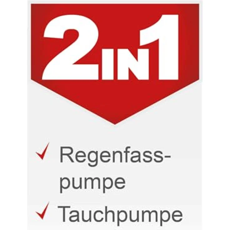 Scheppach RBP350 Regenfasspumpe, 350 W, max. Fördermenge 5500 l/h, Aluminiumrohre, schlagzähes Pumpengehäuse – Bild 10