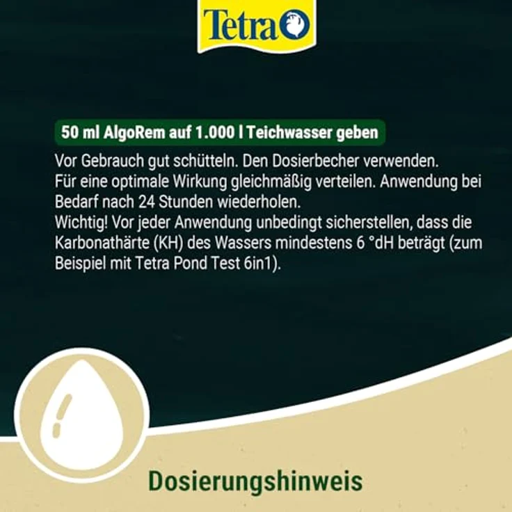 Tetra Pond AlgoRem (24-Stunden-Soforthilfe gegen grünes Wasser im Gartenteich), 3 L Eimer – Bild 6