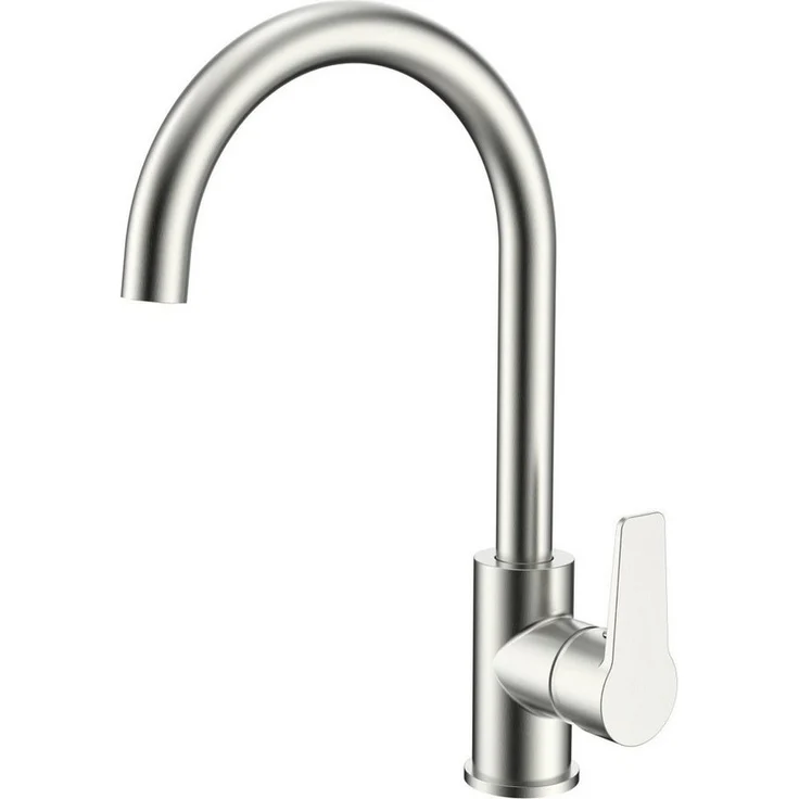 Primaster Küchenarmatur Münster, gebürstet mit Wassersparfunktion und Hochdruckanschluss, silber