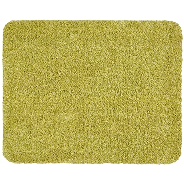 ASTRA waschbarer Fußabstreifer Baumwolle – saugstarker Sauberlauf Entra – rutschfeste Matte – (60 x 75 cm – grün)
