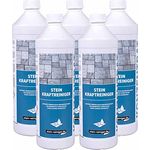 stein-reiniger.de: Stein Kraftreiniger - Ausblühungen, Kalk, Rost, Salpeter und Mörtel mühelos entfernen, Menge:5