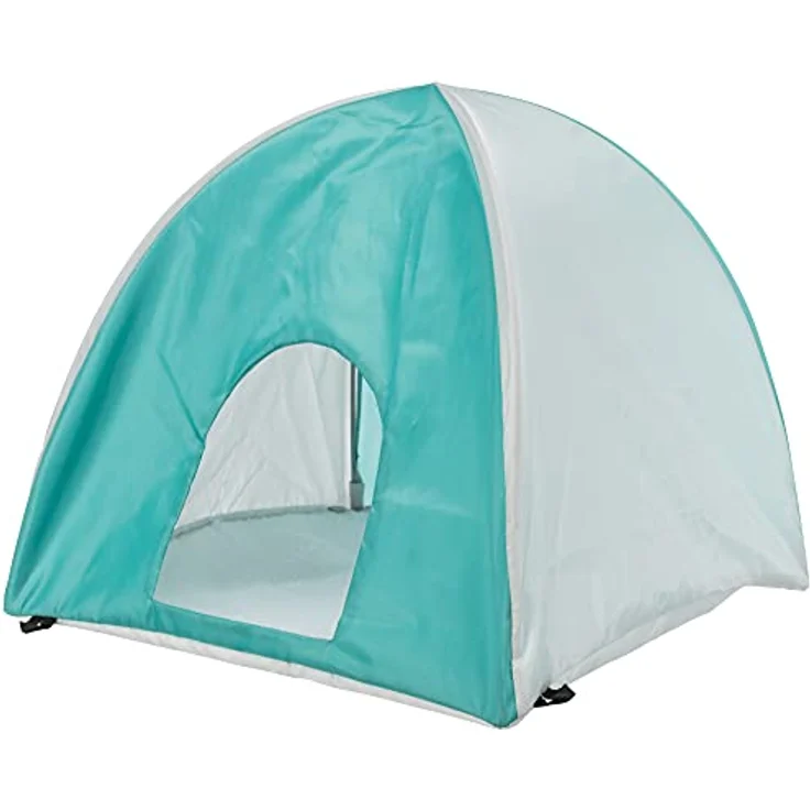 WigWam für Kleintiere, hellgrau/türkis – Bild 1