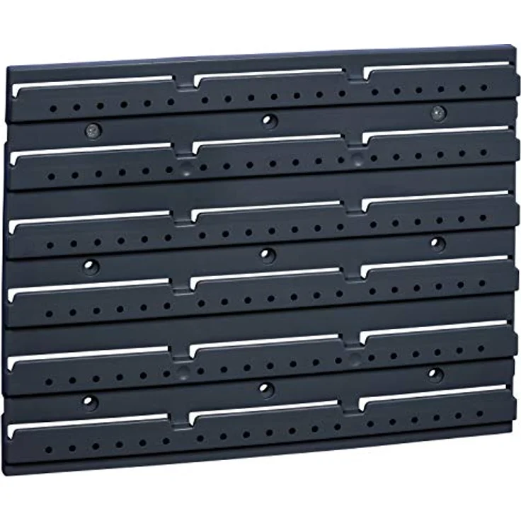 Allit Werkzeugwand Aufbewahrungsbox, kombinierbar mit Wandhalteplatten und Sichtboxen, platzsparend montierbar, aus strapazierfähigem Polypropylen – Bild 1