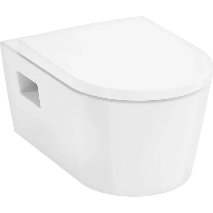 Hansgrohe EluPura Original S, Wand-WC-Set spülrandlos mit SoftClose und Schallschutzmatte