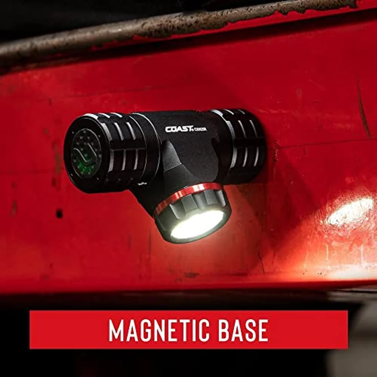 Coast LED Kopflampe XPH25R (Stirnlampe wetterfest, mit Aluminiumgehäuse, LED-Leuchte, Lichtstärke 410 Lumen, Leuchtweite 120 m, Arbeitsleuchte) – Bild 4
