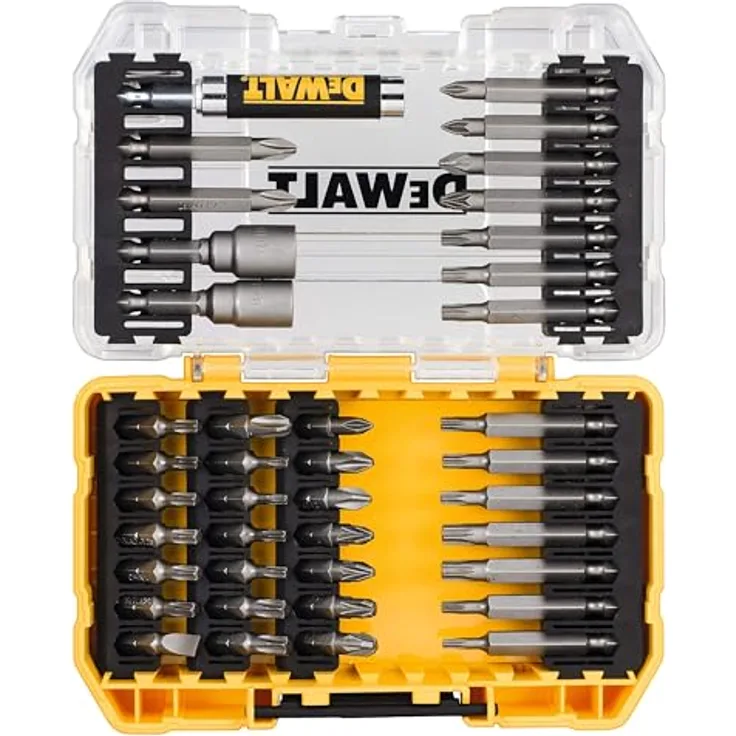 Dewalt Zubehör-Schrauber Bits Set, 40 teilig, PH/PZ/TX/SL mit magnetischem Antriebsleiter