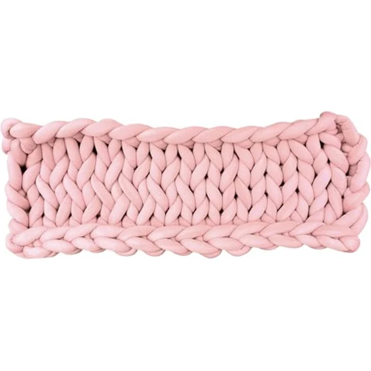 Aumüller Fensterbankliege für Katzen - Katzenbett aus Grobstrick - Rosa, gemütlicher Ruheplatz mit erhöhtem Rand - Preisvergleich – Bild 1