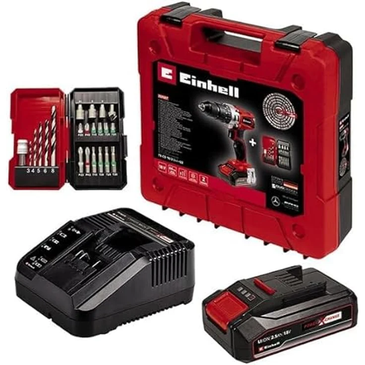 Einhell PXC Akkubohrmaschine TE-CD 18/2 Li-i +22 (1x 2,5Ah) inkl. Akku + Ladegerät – Bild 3
