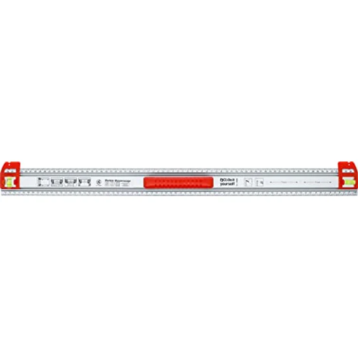 BGS Diy 50866 | Schneid- und Markierlineal | mit Griff und Wasserwaage | 750 mm - Preisvergleich – Bild 5