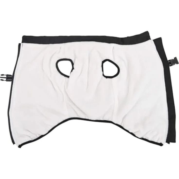 vidaXL Hundemantel mit Geschirr Wasserdicht Reflektierend Schwarz 3XL, Wasserfestes Fleece-Futter, Verstellbare Gurte, Reflektierende Streifen – Bild 5