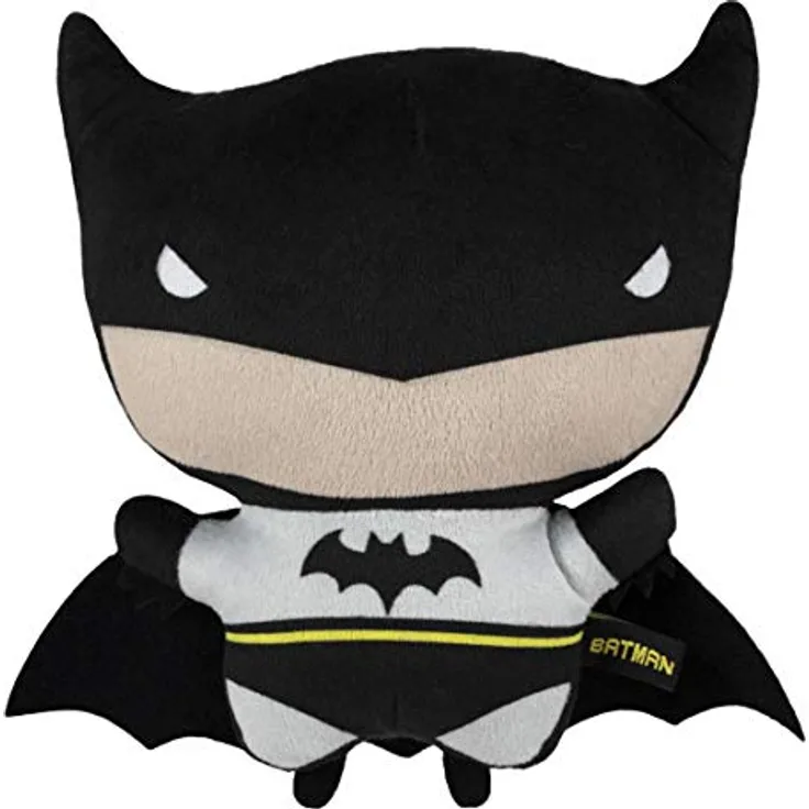 CERDÁ LIFE'S LITTLE MOMENTS Batman Hundespielzeug Kuscheltier - Weiches Hunde Spielzeug mit Quietscher, langlebig und griffig, 3D-Details, Mehrfarbig