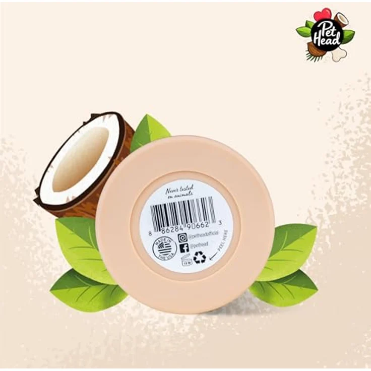 Pet Head Pfotenbalsam Paw Butter Coconut, 40 g - feuchtigkeitsspendend, mit Sheabutter und Aloe Vera, tierversuchsfrei – Bild 2