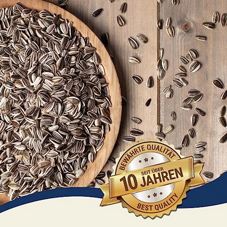 Lyra Pet® | 25 kg Sonnenblumenkerne Gestreift | Wildvogelfutter für Sommer & Winter | Ideal für Freilebende Vögel | Vogelfutter für das Ganze Jahr | Ölreiches Streufutter | Kräftige & Gesunde Schnäbel - Preisvergleich – Bild 4