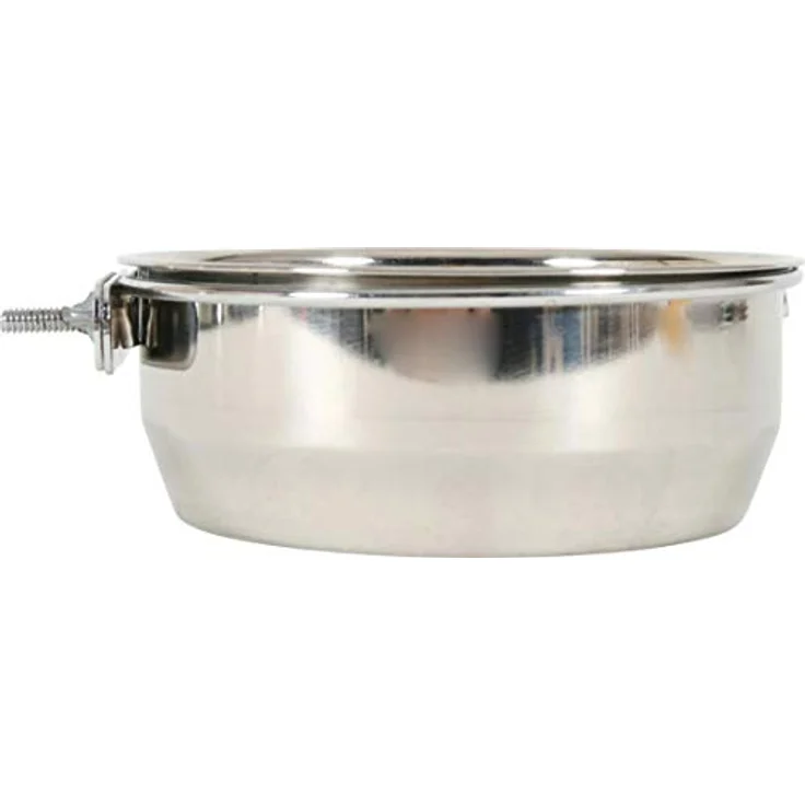 Zolux Edelstahlnapf für Hunde, zum Befestigen, Durchmesser 18 cm, 1,34 l – Bild 3