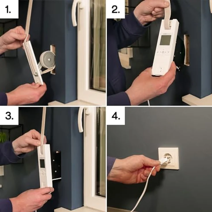 HOMEPILOT - Gurtwickler RolloTron classic smart Power | Elektrischer Gurtwickler zur bequemen Rolladensteuerung. Smart Home Rolladen Zubehör - auch zum nachrüsten geeignet! Zugleistung: 60 kg – Bild 2