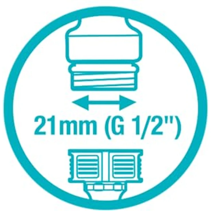 Gardena Hahnverbinder 21mm (G 1/2'') (18220-20) – Bild 3