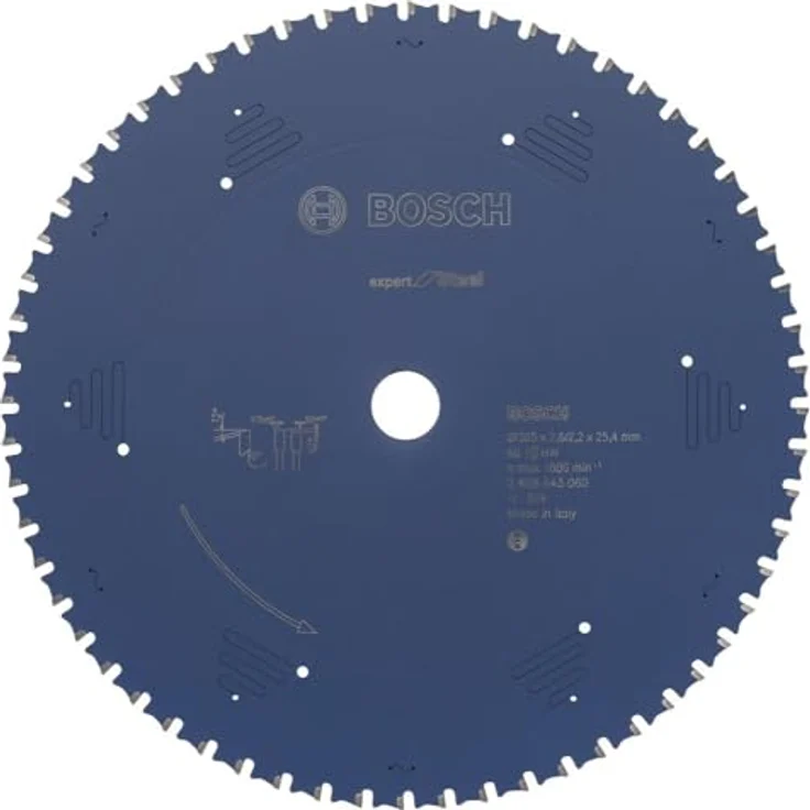 Bosch Professional Kreissägeblatt (für Stahl, AußenØ: 305mm, Bohrung: 25,4mm, Zubehör für Metall-, Kapp-, Gehrungssäge) – Bild 4