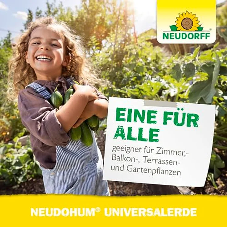 Neudorff NeudoHum Universalerde, torffreie Pflanzenerde mit organischem Dünger, 75 l – Bild 7