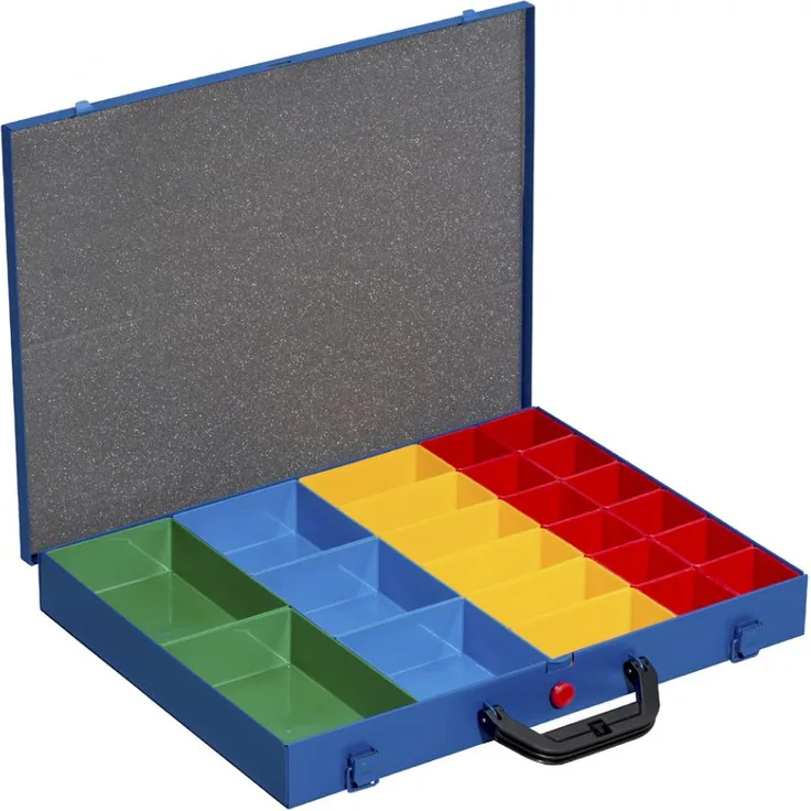 allit Metall-Kleinteilekoffer EuroPlus Pro M 44H-23, blau
