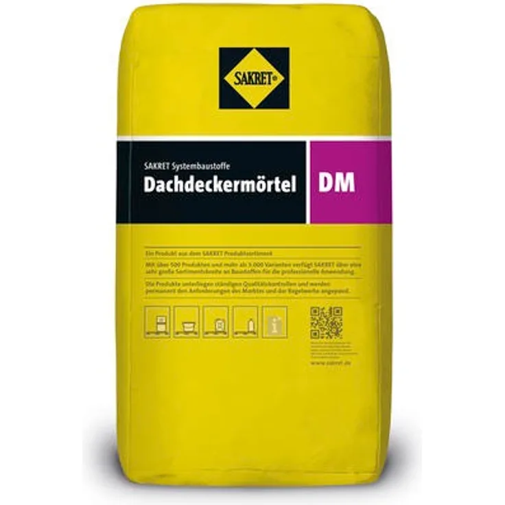 SAKRET Dachdeckermörtel DM grau 25 kg