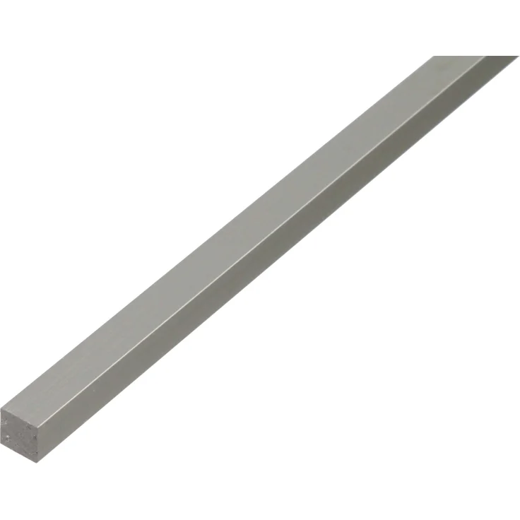 Alberts Vierkantstange | Aluminium, silberfarbig eloxiert | 1000 x 12 x 12 mm 
(473228) – Bild 2