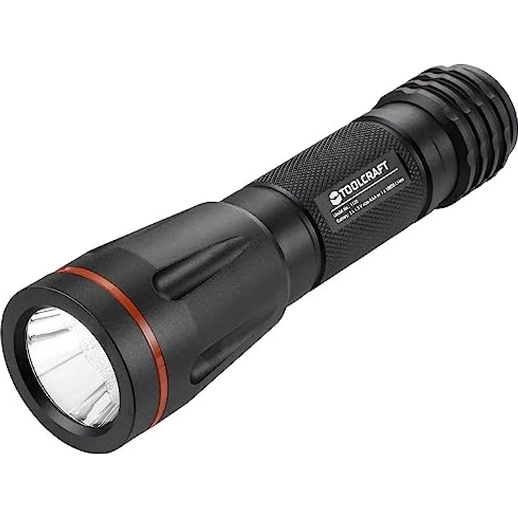 Toolcraft Kauf 3 Zahl 2 T120 LED Handlampe mit Gürtelclip, mit Stroboskopmodus batteriebetrieben 250 lm 122 g – Bild 1