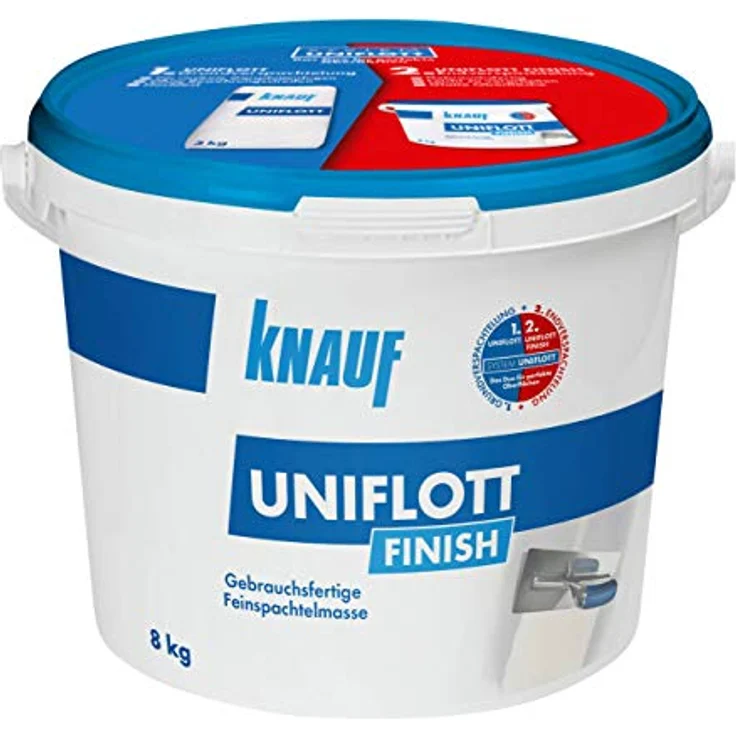 8kg 129801 Uniflott Finish weiß - Knauf – Bild 2