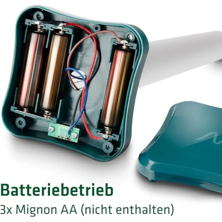 GARDIGO® Wildtierabwehr mit blauem LED-Licht | Wildtier-Vertreiber mit 360° Streuung für den Garten | Wildtiere vertreiben durch blaues Licht | Für Friedhöfe, Gärten, Sportplätze, Beete – Bild 5