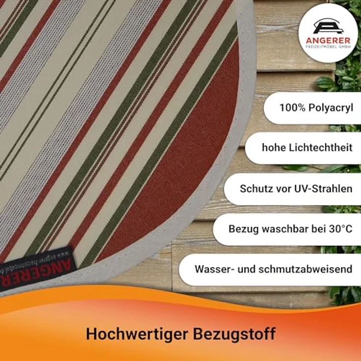 Angerer Klemmmarkise Dralon Nr. 9300, Rot, 150 cm – Bild 5