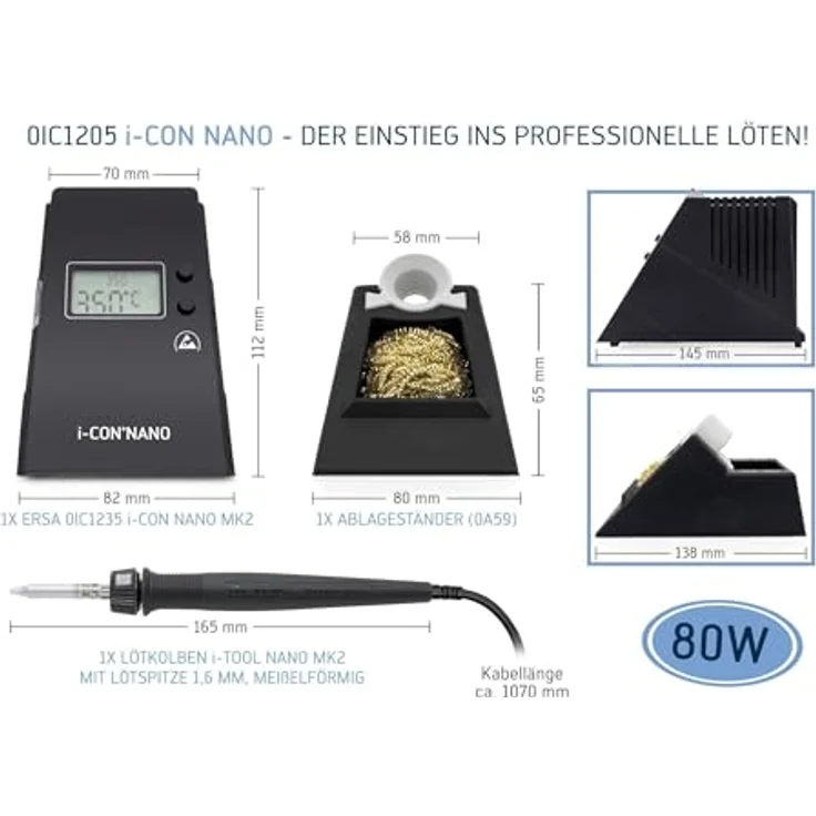Ersa Lötstation 80W 150-450°C – Bild 4