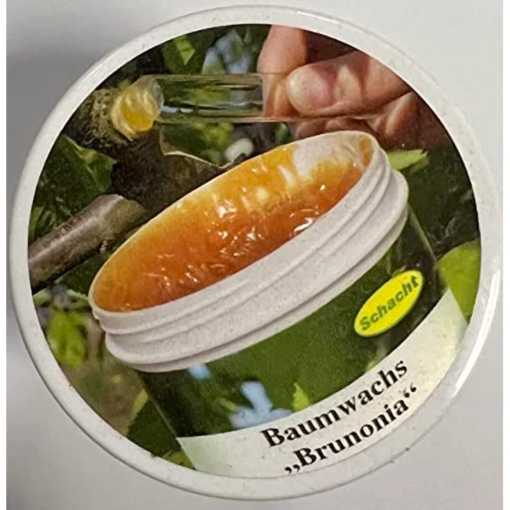 Schacht Brunonia Baumwachs für Obst-Ziergehölzen 125g Dose Naturharz zum Wundverschluss an Gehölzen – Bild 3