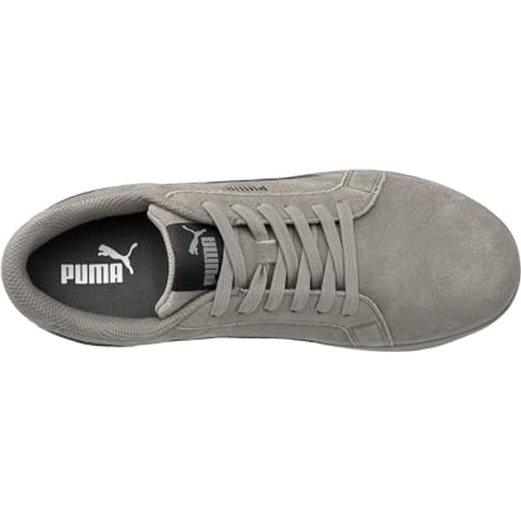 PUMA Sicherheitsschuh Iconic Stone Low S1PL, Veloursleder, Fiberglaskappe, rutschfeste HERITAGE Sohle, Größe 45 – Bild 3