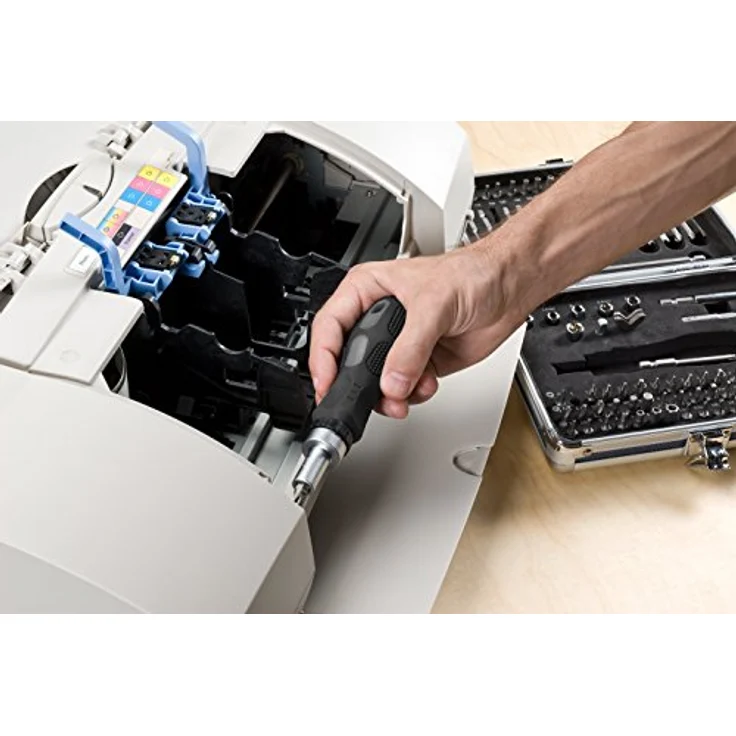 kwb Power Bit-Box 92-tlg – inkl. Bits, Bithalter mit Dauermagnet, langer Bithalter Sechskant-Schaft und Ratschen-Handgriff in stabilem Metallkoffer – Bild 5
