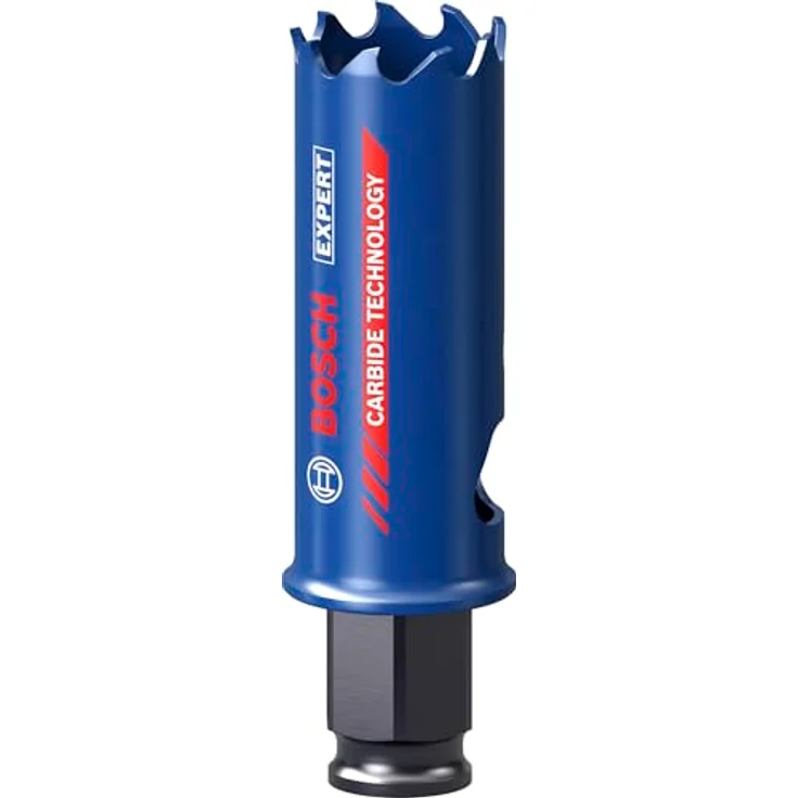 Bosch EXPERT Multi Material Power Change Plus-Lochsäge, Ø 22 mm für Holz mit Metall und Ziegelstein, überragende Lebensdauer dank Carbide Technology – Bild 1
