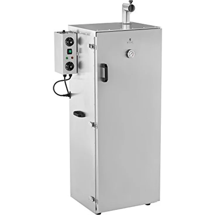 Royal Catering RC-FS1300 Räucherofen Edelstahl, 147 L, 8 Roste, für warmes und heißes Räuchern, mit Timer und Alarmfunktion – Bild 2