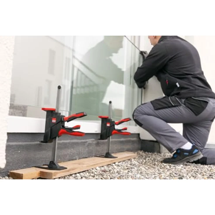 Bessey BEYCEPS Installation-Kit BEY-IK, Zubehörset für Einhand-Montagewerkzeug mit Verlängerungsadapter und Schieneneinheit, Tragkraft bis 60kg – Bild 3