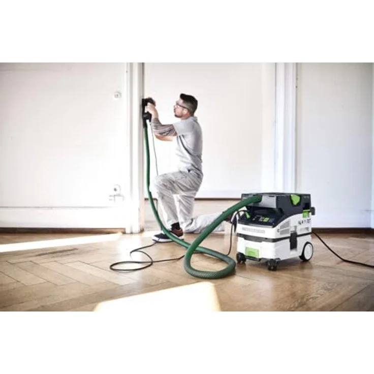 Festool Absaugmobil CLEANTEC CTL MINI I, Kompakt-Nass- und Trockensauger mit Bluetooth® Technologie und manuellem Filterwechsel, grau – Bild 3