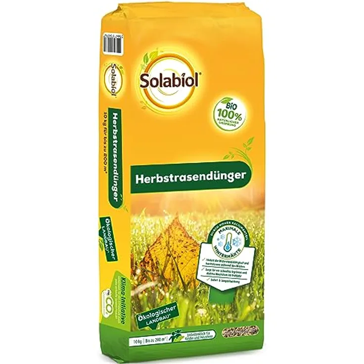 SBM Solabiol Herbstrasendünger, 10 kg - Preisvergleich