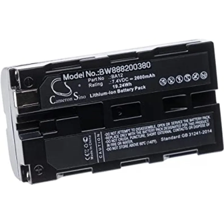VHBW Akku für Line 6 Variax, Variax Standard, JTV James Tyler Variax, Shuriken Gitarre, 2600 mAh, 7,4 V, Li-Ion