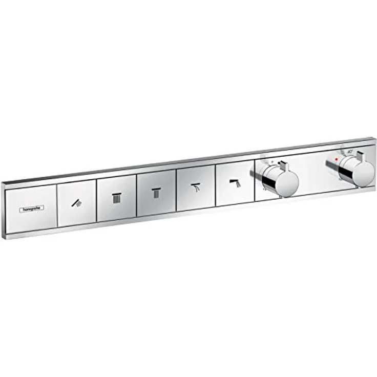 hansgrohe Unterputz Thermostat RainSelect (für 5 Funktionen) chrom – Bild 1