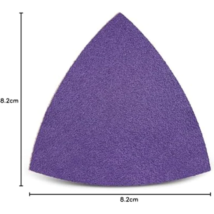 MENZER Titanium HD Klett-Schleifblätter, 82 mm, Keramik-Mix, selbstschärfend, 50 Stück für Deltaschleifer – Bild 6