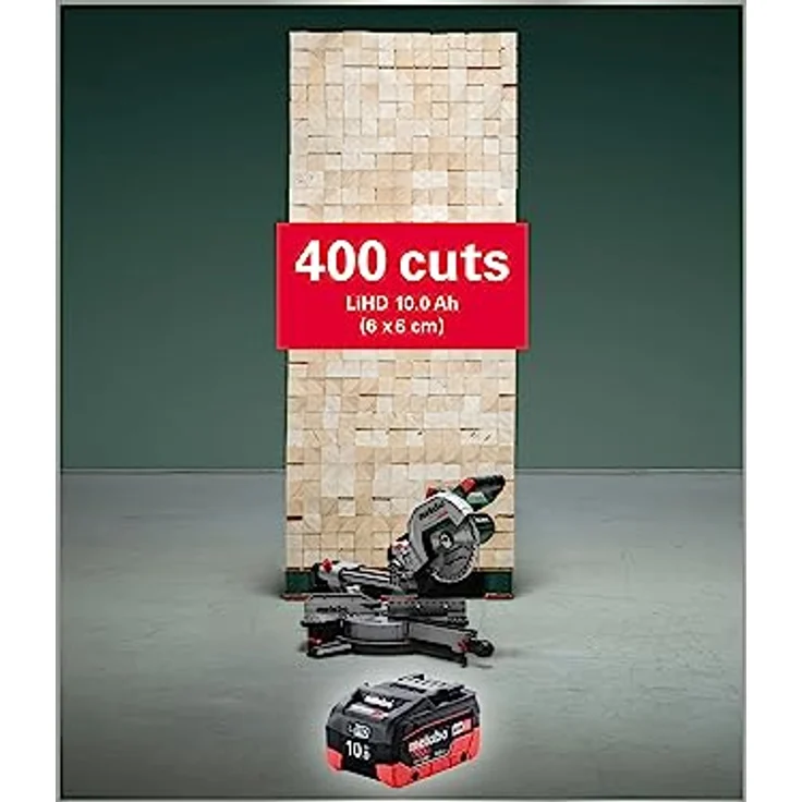 Metabo KGS 18 LTX BL 216 614216850 Akku-Kappsäge (18V, mit Zugfunktion, Klasse M, mit Sägeblattneigung, robuste Bauweise) – Bild 5