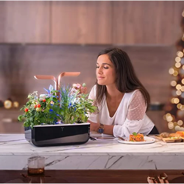 Veritable Véritable SMART Anzuchttopf, Indoor-Garten mit Adapt’Light LED-Technologie für 4 Pflanzen, Made in France – Bild 2