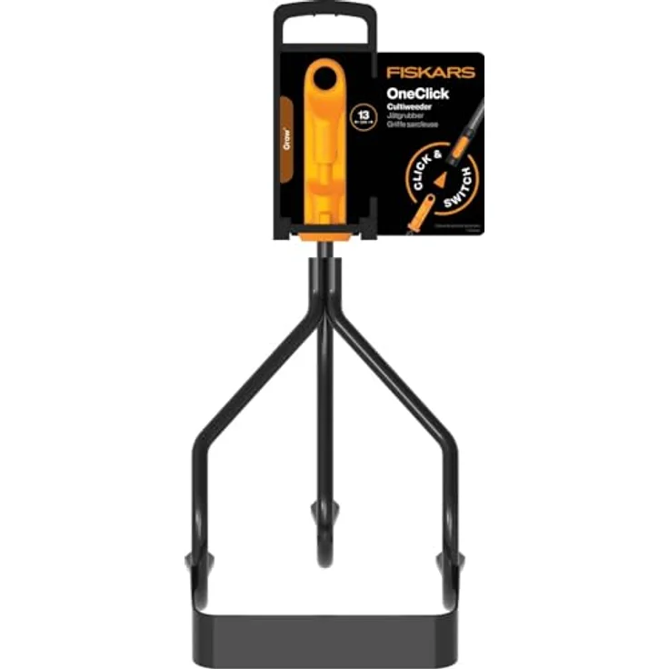 Fiskars Grubber 1080685, 132 mm QuikFit™ mit gehärteter Kohlenstoffstahlklinge für Kultivierung, Vertikutierung, Belüftung und Bodenlockerung – Bild 7