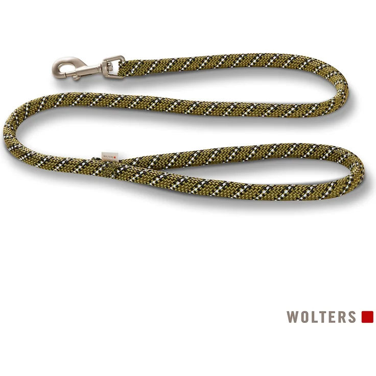 Wolters Everest-Tauprogramm Cityleine, 100 cm x 1,3 cm, olive/schwarz, strapazierfähige Hundeleine mit Halsband – Bild 1