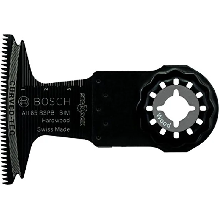 Bosch Professional 5x BIM Tauchsägeblatt AII 65 BSPB (für Hartholz, 40 x 65 mm, Zubehör Multifunktionswerkzeug)