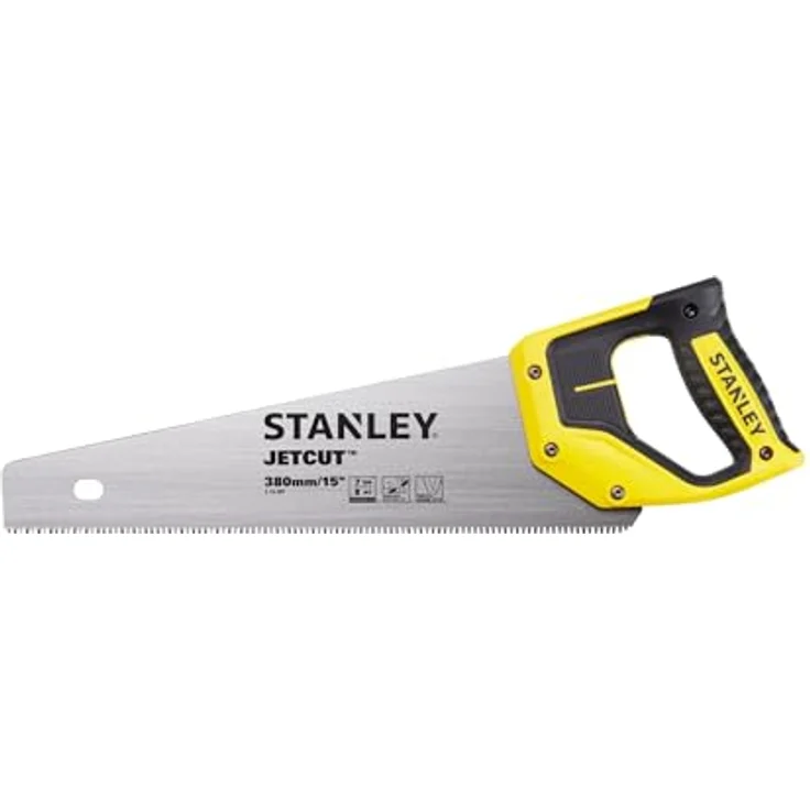 Stanley Jetcut Handsäge grob (380 mm Länge, Hardpointverzahnung, 7 Zähne-Inch, 45°-90°-Anschlag) 2-15-281 – Bild 2