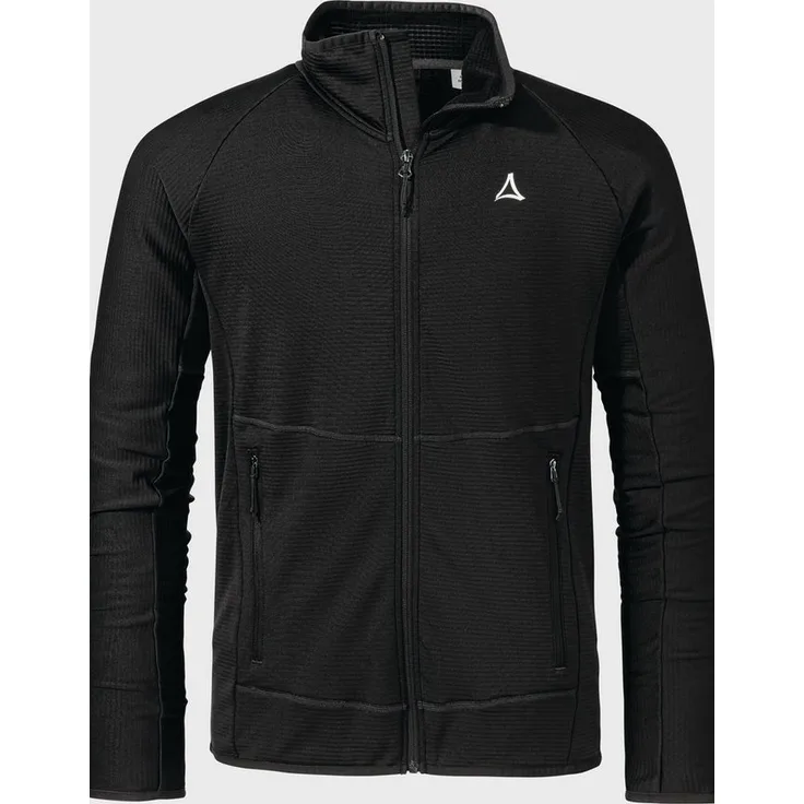 Schöffel Fleecejacke Hiking Fleece Jk Style Cascata MNS, 4-Wege-Stretch, Warme Fleece-Qualität, Schwarz