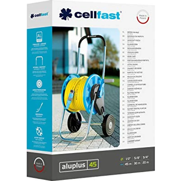 Cellfast Gartenschlauchwagen ALUPLUS 45 m , 1-2, 55-250 – Bild 3