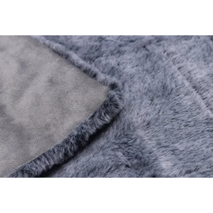 Beeztees Nano Plaid Chill Kuzzi, Hundedecke mit Ferninfrarot-Wellenenergie, Grau, 76 x 102 cm – Bild 5